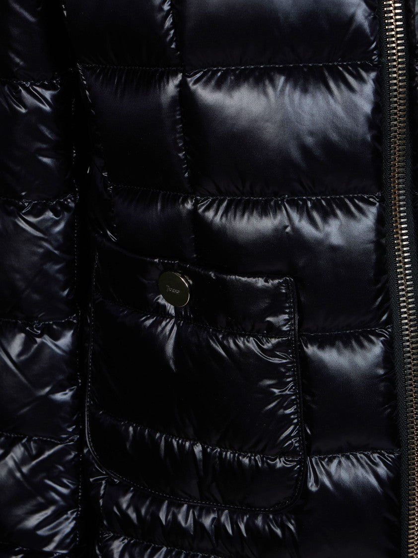 Herno Glossy Medium-Length Down Jacket