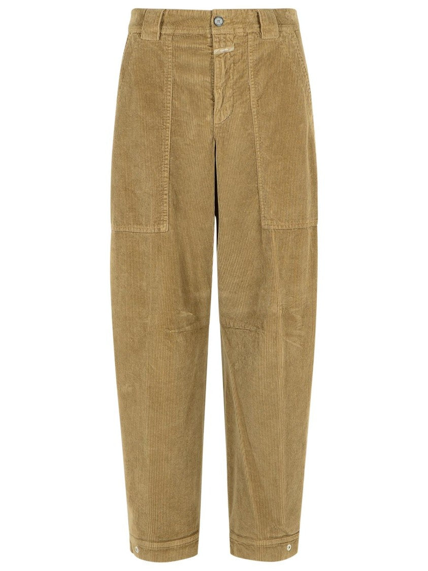 Closed 'Rhannon' Argila Beige Cotton Pants