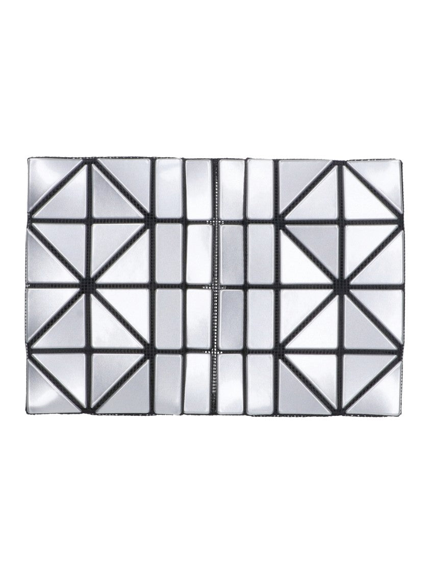 Bao Bao Issey Miyake Silver Prism Geometric Card Holder