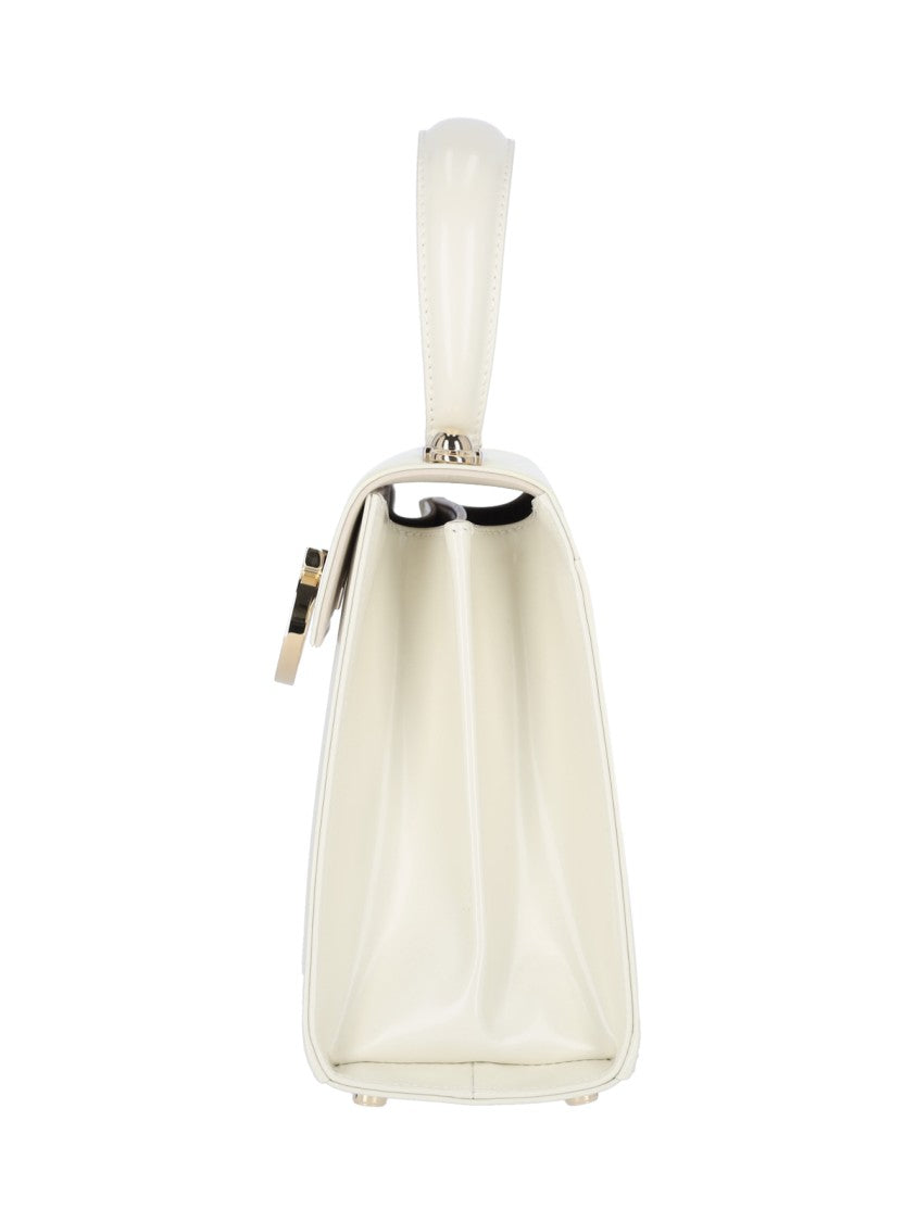 Ferragamo Iconic S Handbag – Off-White