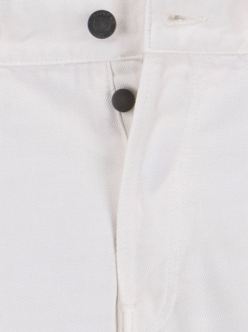 Haikure Wide-Leg Denim Pants With Classic Five-Pocket Design