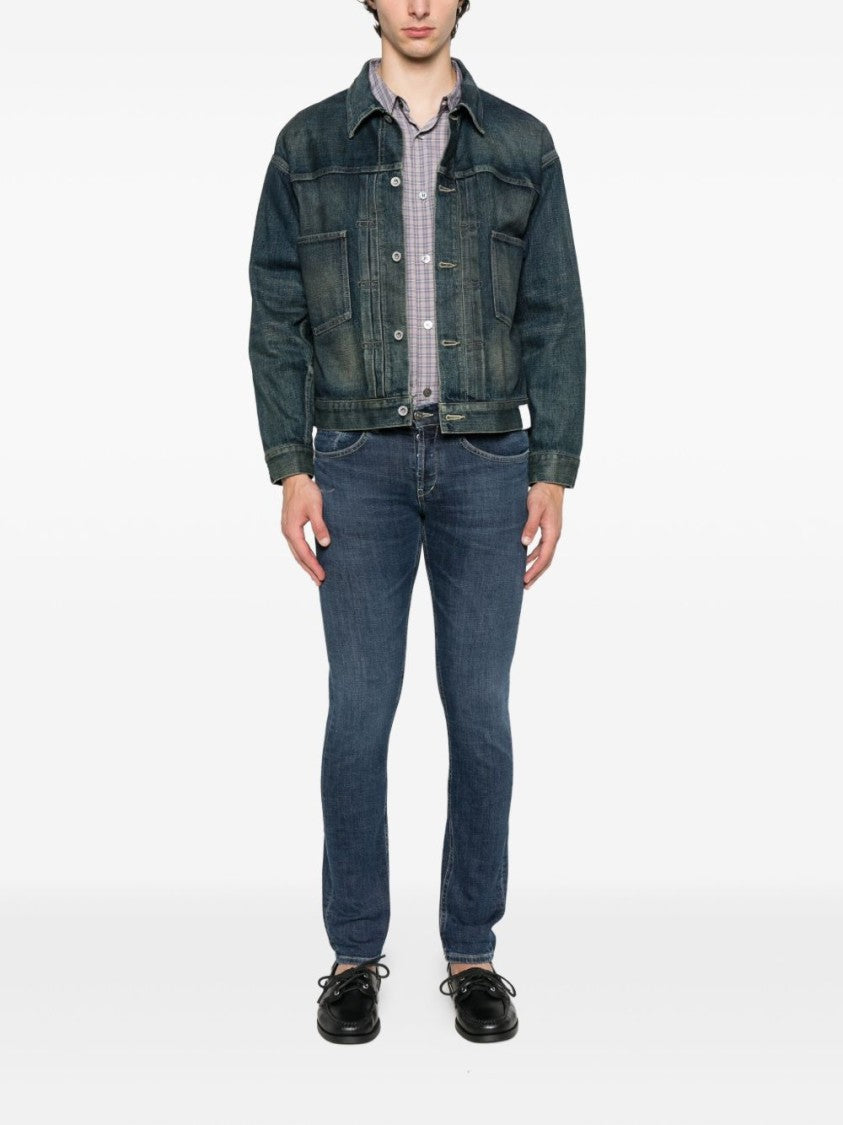 Dondup Dark Wash Slim-Fit Jeans