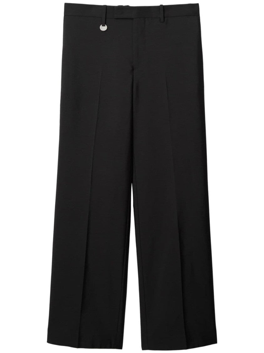 Burberry Trousers With Logo