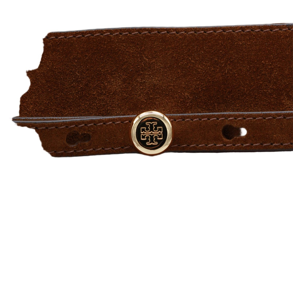Tory Burch Medium Suede Bag With  And Gold-Tone Detail