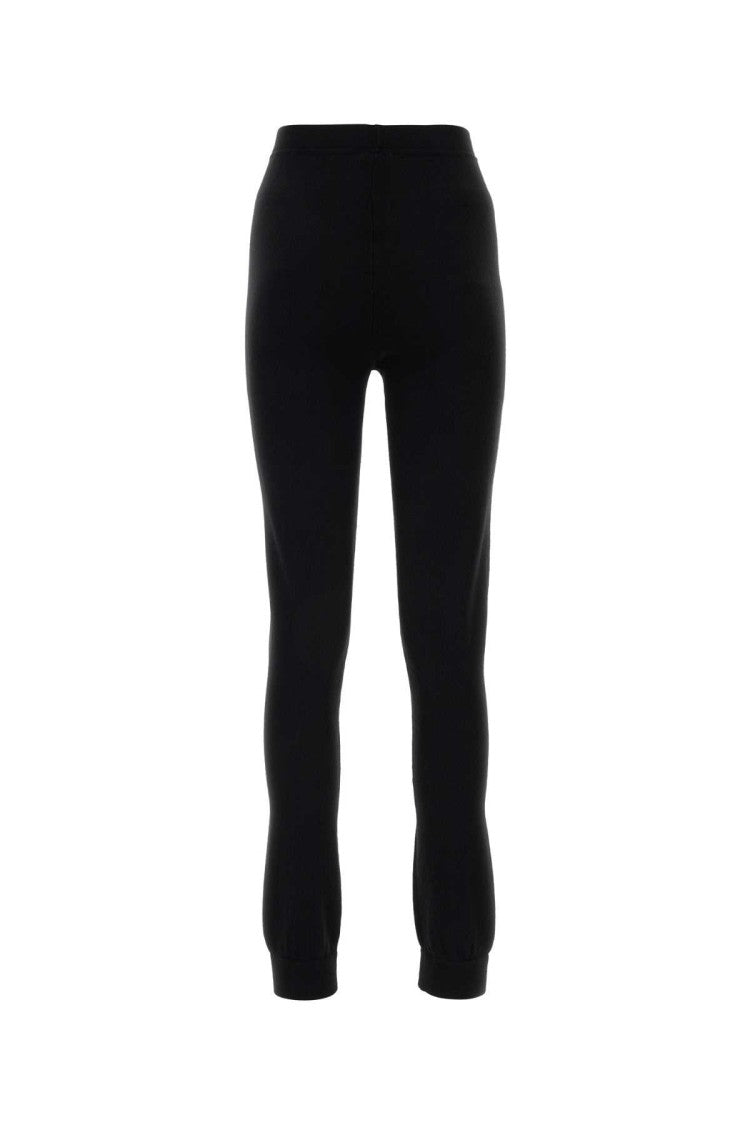 Saint Laurent Black Cashmere Leggings