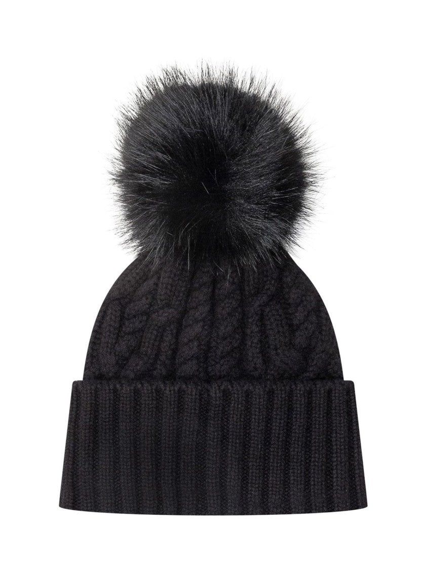 Moncler Textured Cable Knit Beanie