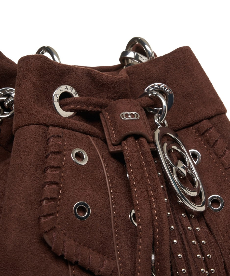 La Carrie Eco Suede Bucket Bag