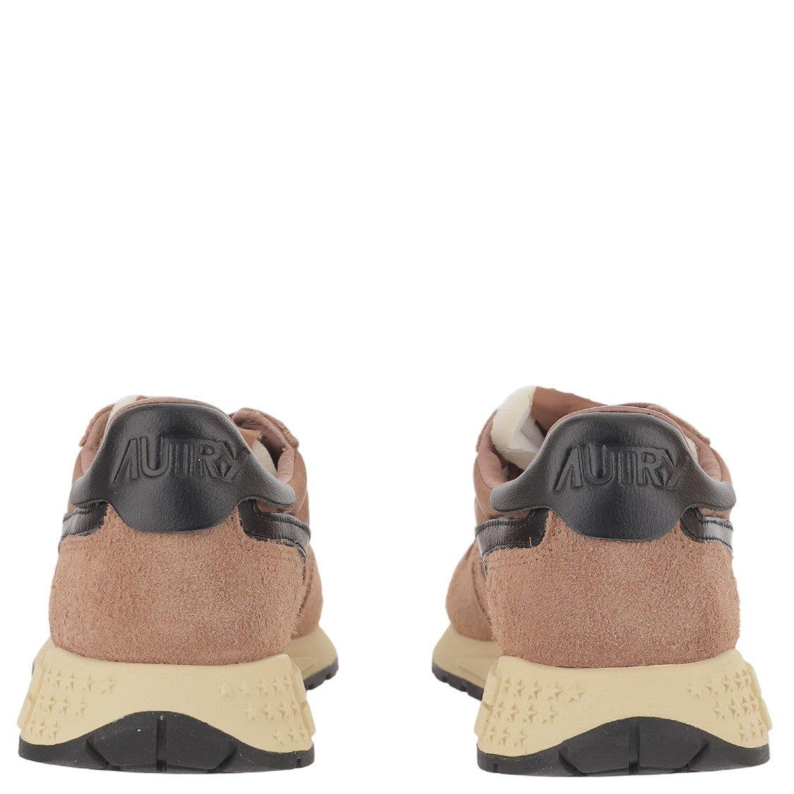 Autry Brown/Black Padded Heel Running Sneakers