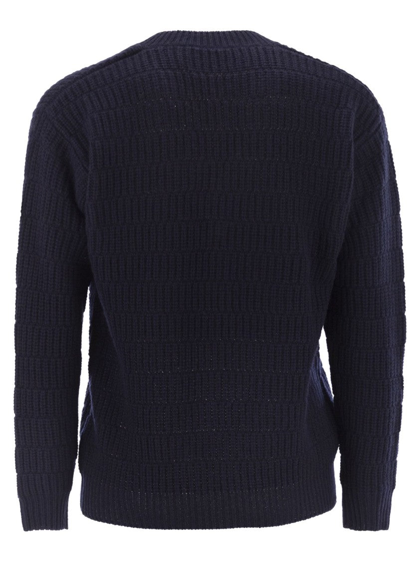 Pt Torino Wool Sweater With V-Neck