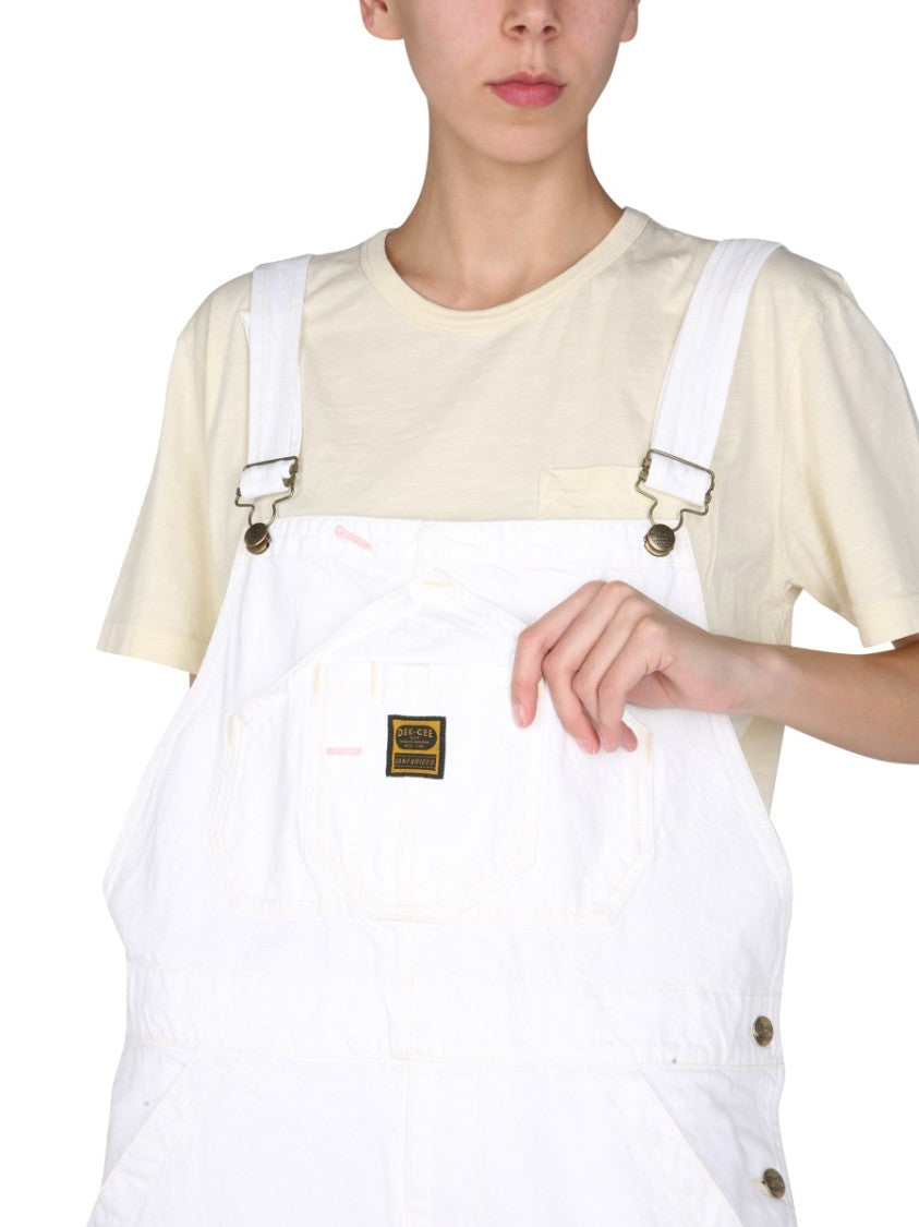 Washington Dee Cee Relaxed-Fit Denim Overalls With Adjustable Straps