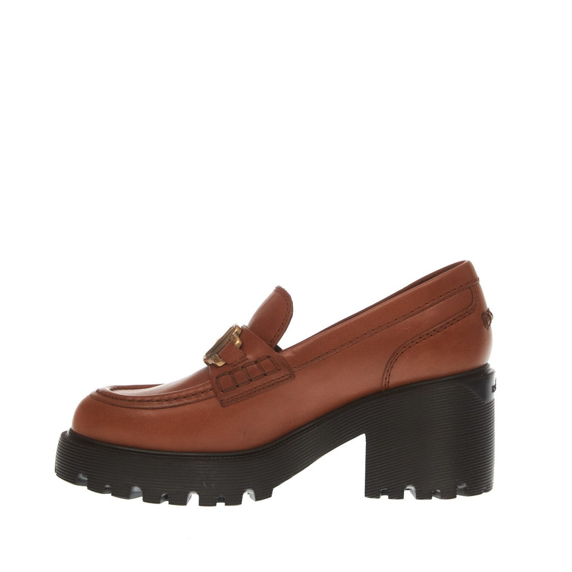 Hogan Medium Moccasin In Tan Leather