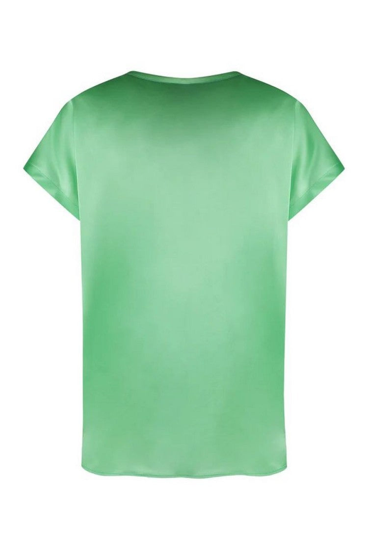 Pinko Silk Blend Short Sleeve Elegant Top