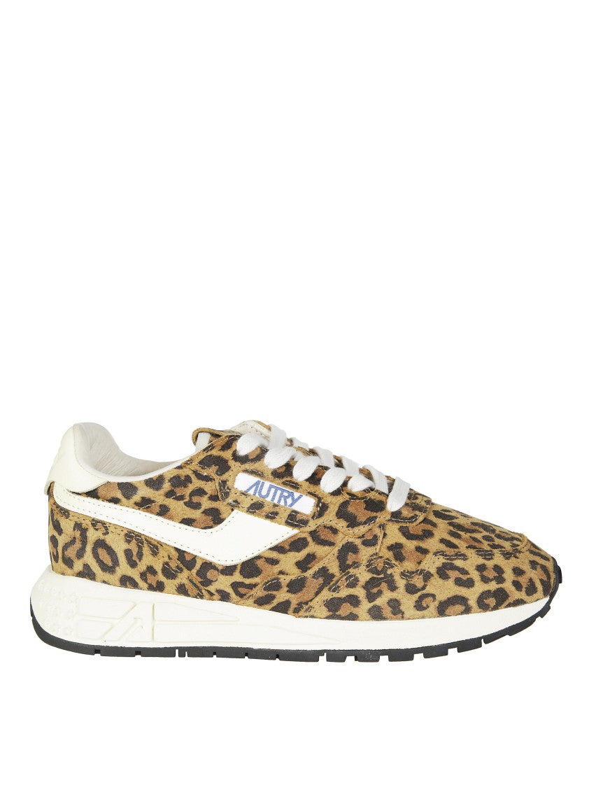 Autry Reelwind Low Leopard Print Sneakers