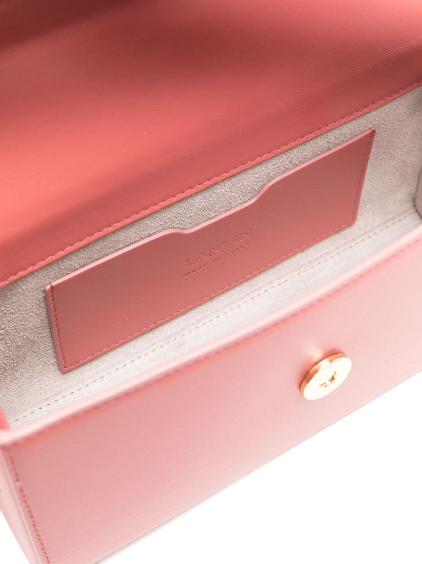 Lanvin Ruby Pink Foldover Top Magnetic Bag