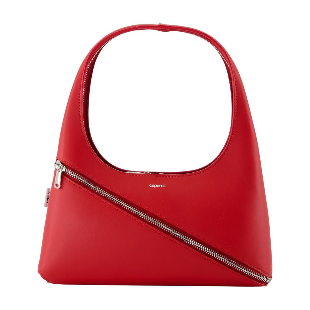 Coperni Zip Handbag - Leather - Red