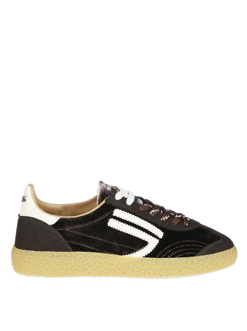Puraai 6.01Xs Velvet Low-Top Sneakers