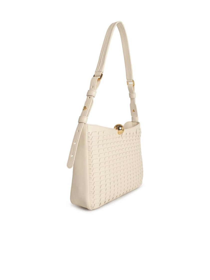 Furla 'Sfera Soft' Medium Crossbody Bag In Cream Leather