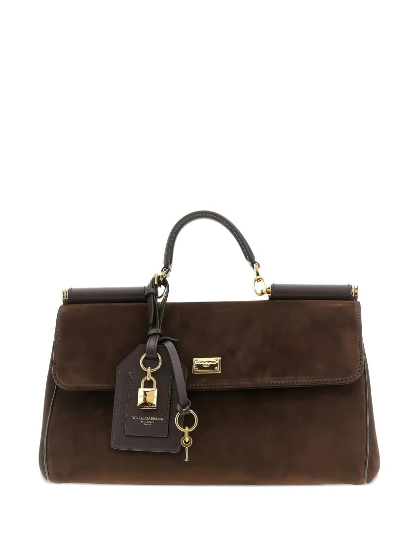 Dolce & Gabbana Calf Leather Borsa Handbag