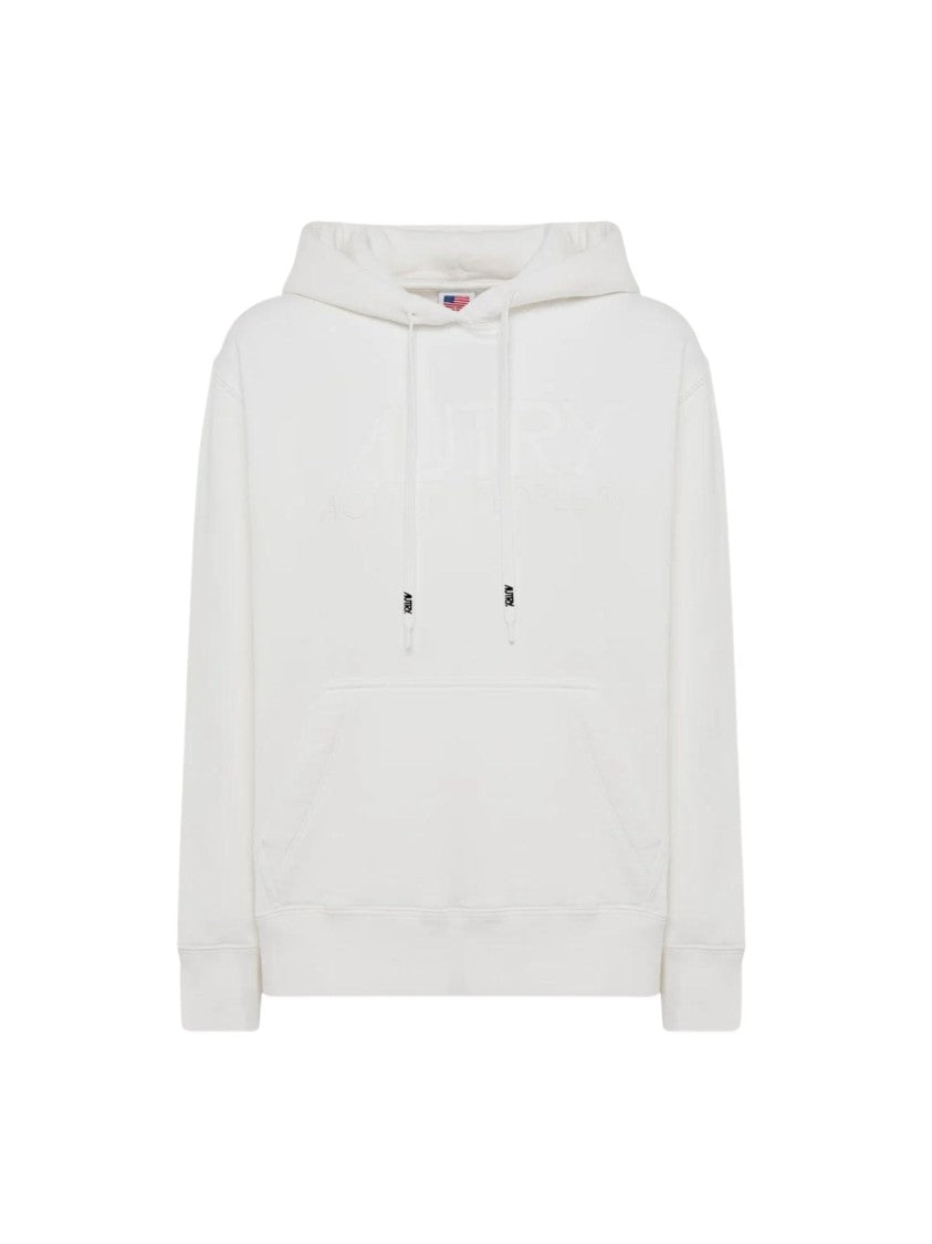 Autry Logo-Embellished Cotton Hoodie With Adjustable Hood