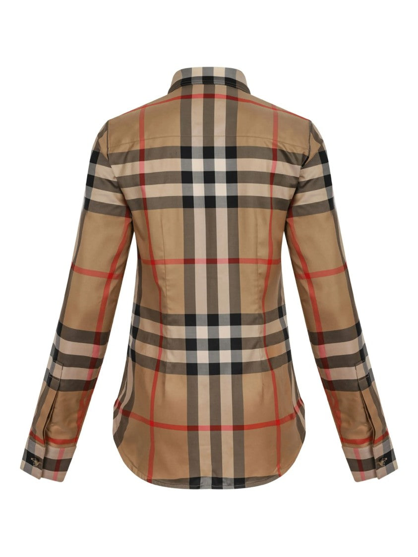 Burberry Classic Button Down Check Pattern Shirt