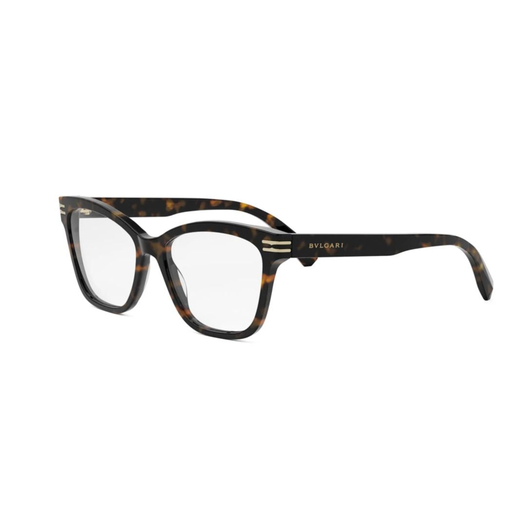 Bulgari Bv50009i Tortoiseshell Square Frame Eyeglasses