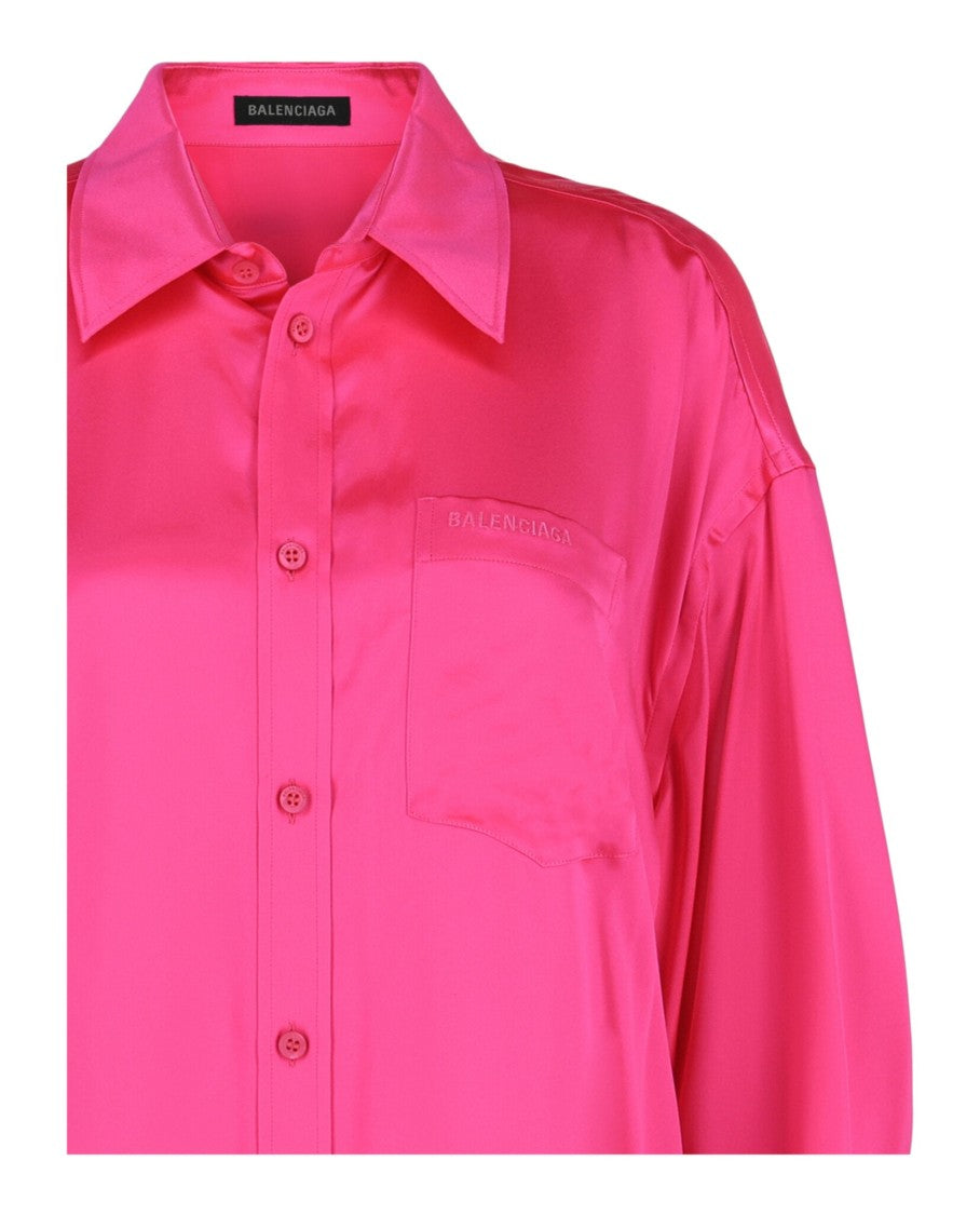 Balenciaga Fluid Satin Blouse