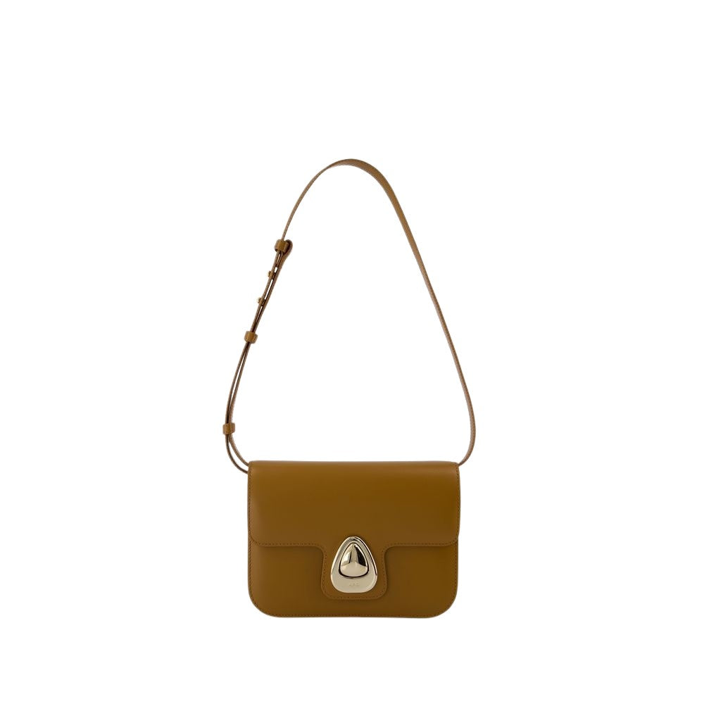A.P.C. Astra Small Crossbody - Leather - Brown