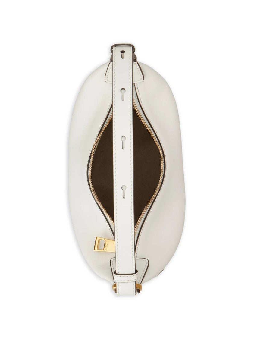 Tod's Structured Smooth Curved Shoulder Bag
