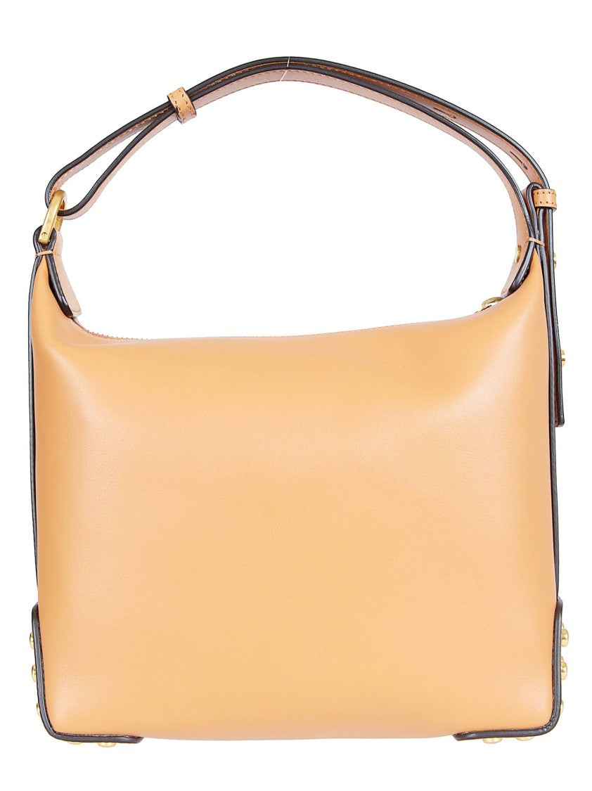 Tod's Smooth Calfskin Leather Rectangular Bag With Adjustable Handle