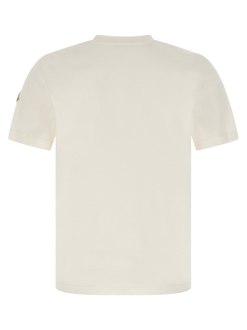 Moncler Front Tricolor Logo Patch Moncler T-Shirt