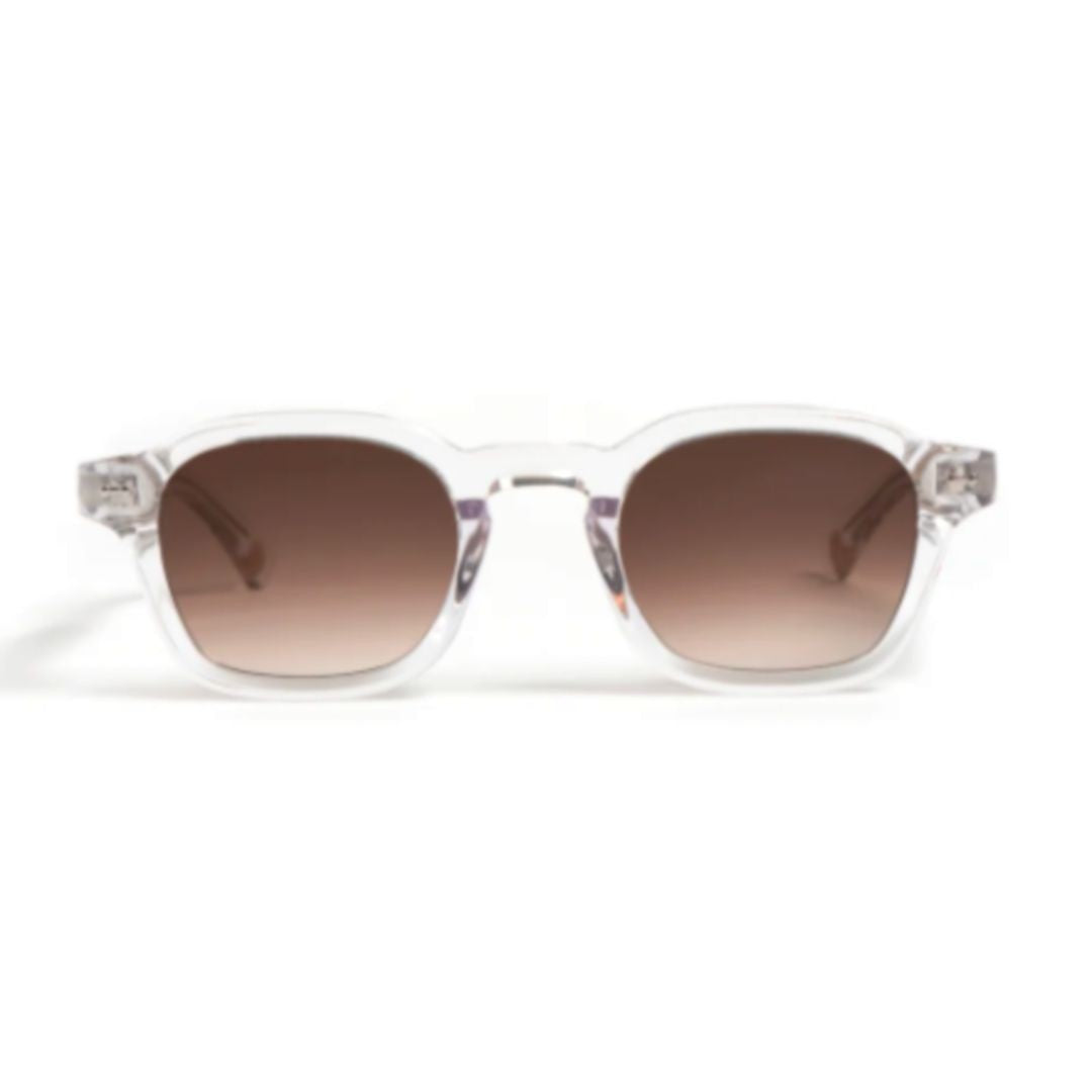 Peter And May Hero Transparent Acetate Sunglasses With Gradient Lenses