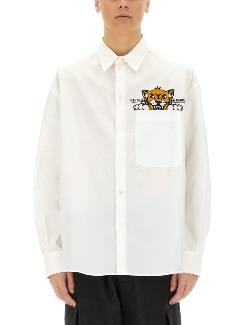 Kenzo "Happy Tiger" Casual Shirt