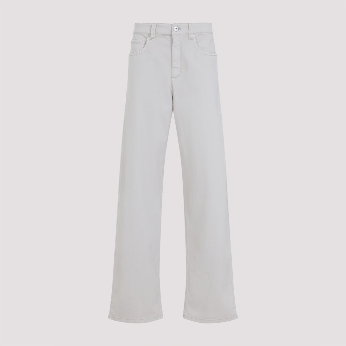 Brunello Cucinelli Wide Leg Jeans With Relaxed Fit