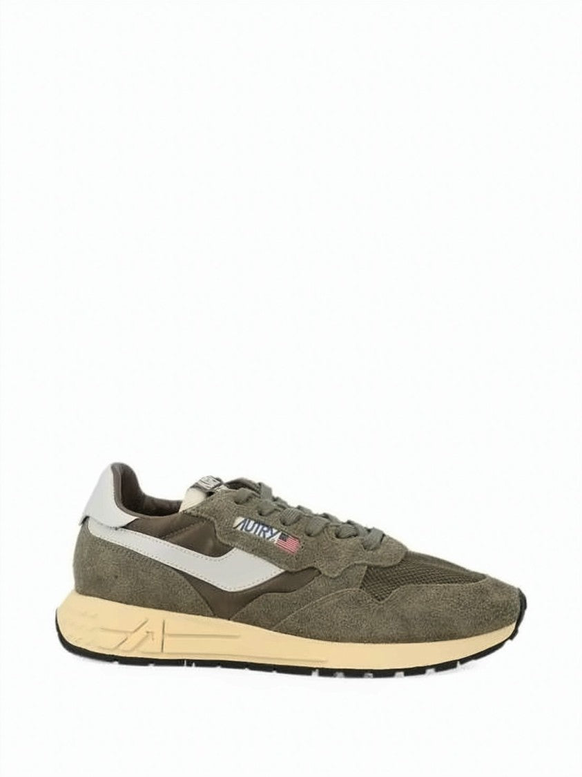 Autry Low-Top Sneakers With Suede And Nylon Upper And Branded Patch