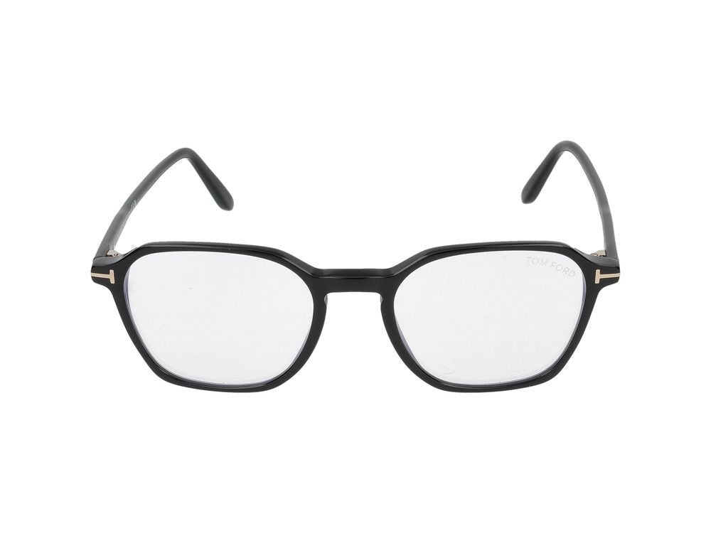 Tom Ford Black Ft5804-B Square Eyeglasses