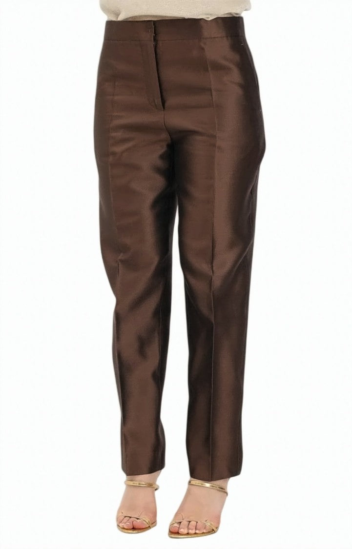 Max Mara Mstzinco Brown Tailored Trousers