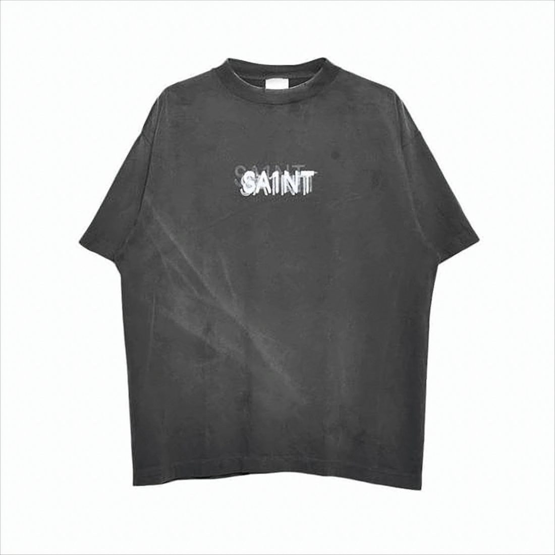 Saint Mxxxxxx Distressed Graphic Short-Sleeve T-Shirt With Relaxed Fit