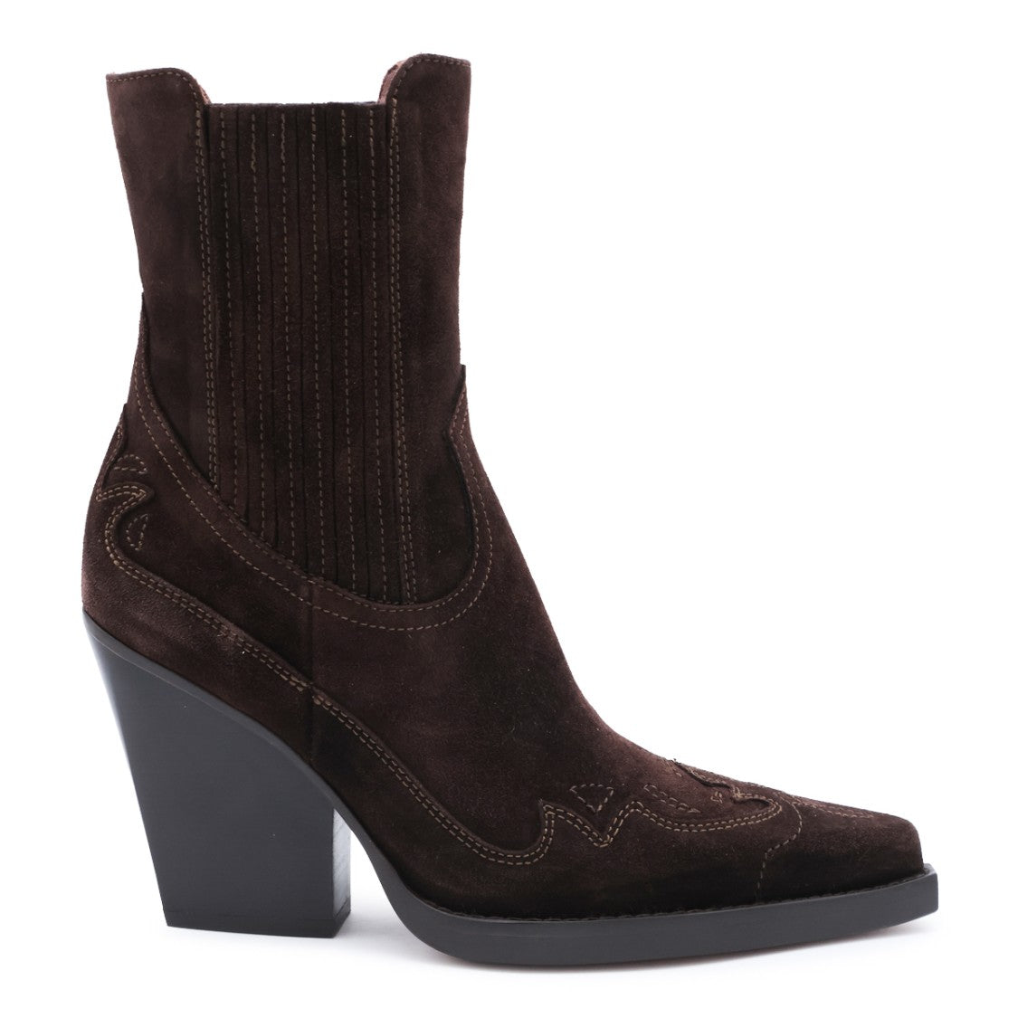 Paris Texas Chocolate Suede Dallas Boots