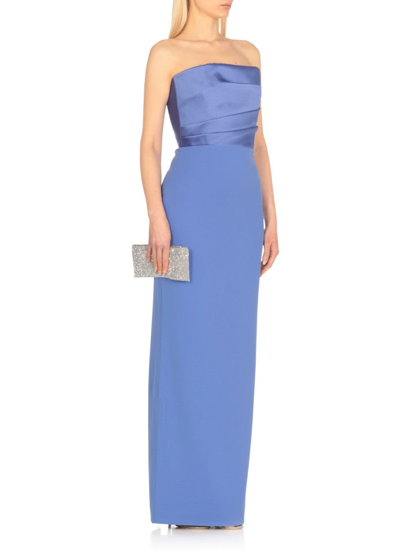 Solace London Blue Afra Maxi Dress