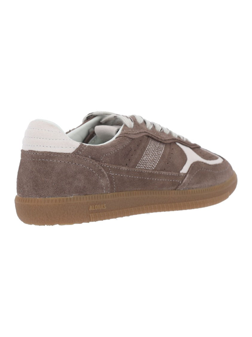 Alohas Taupe Tb.490 Rife Calf Suede Sneakers