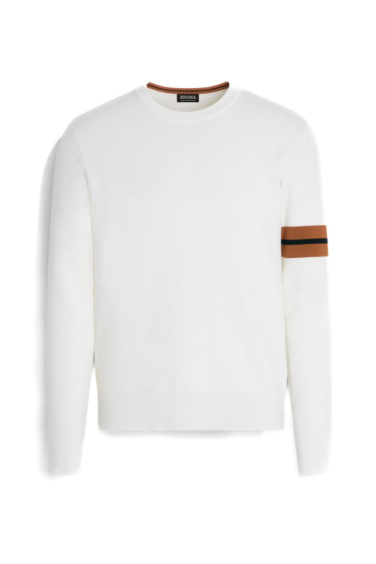 Zegna High Performance Wool Crewneck Sweater