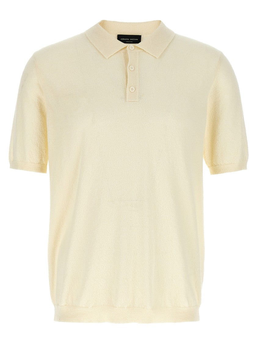 Roberto Collina Spongy Cotton Polo Shirt