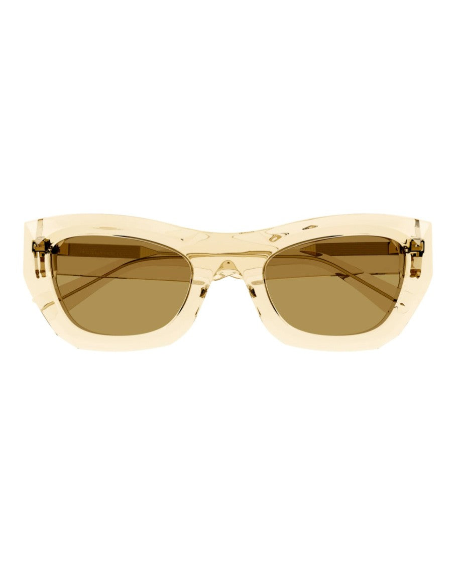 Bottega Veneta Cat Eye-Frame Sunglasses In Translucent Recycled Acetate