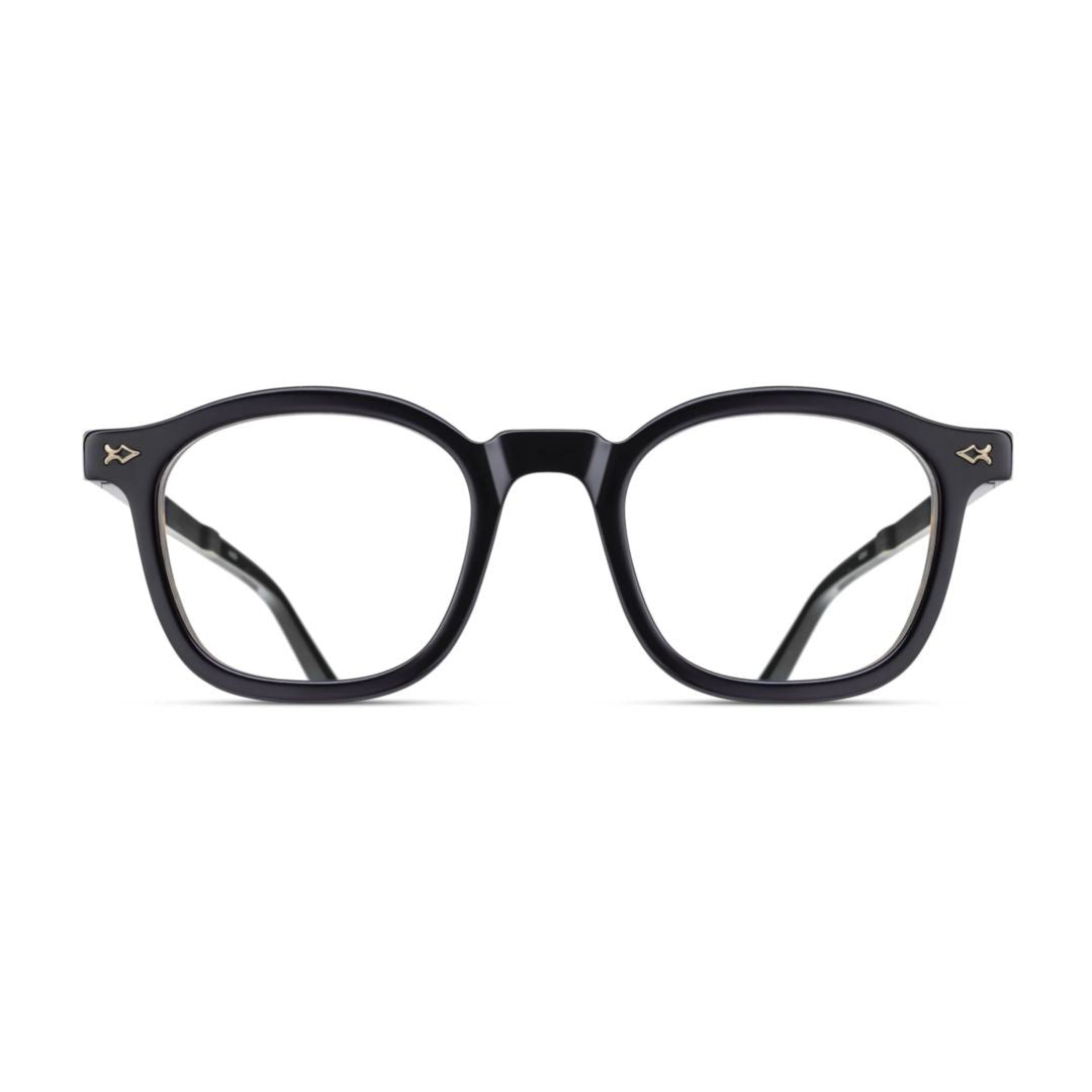 Matsuda M2068.Rx Bold Square Frame Eyeglasses With Metallic Detailing