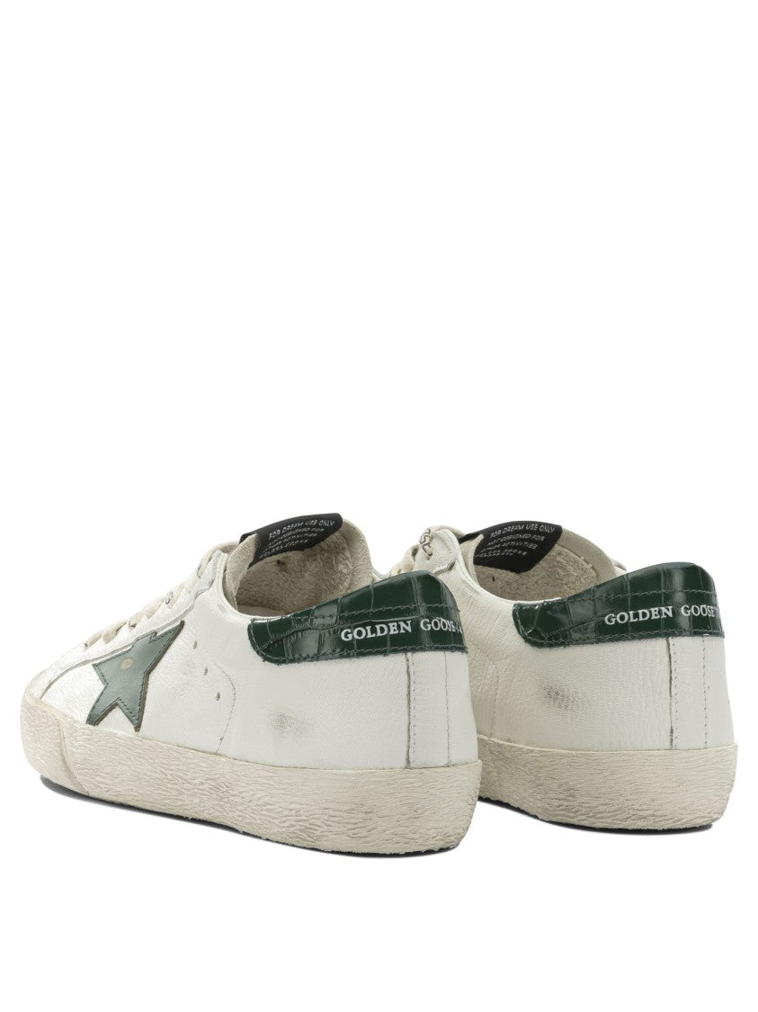 Golden Goose Low-Top Sneakers With Worn-In White Leather