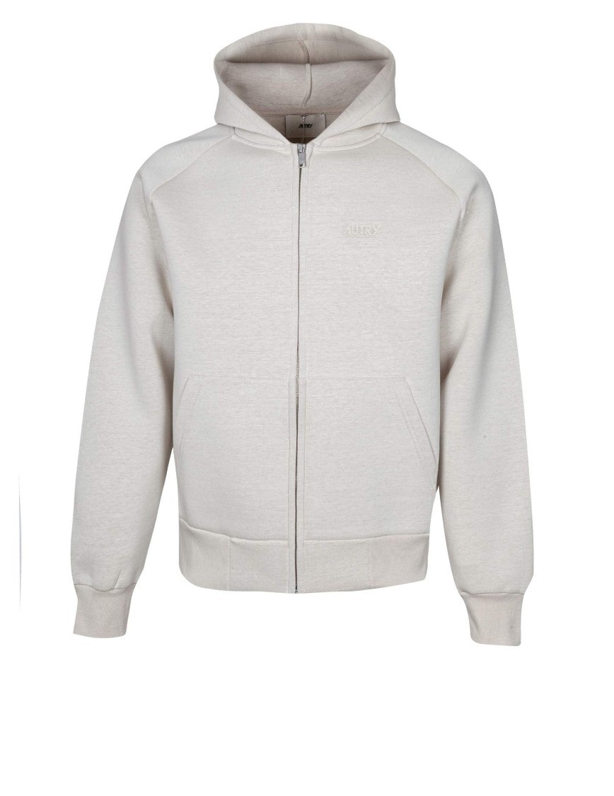 Autry Grey Unisex Neoprene Sweatshirt