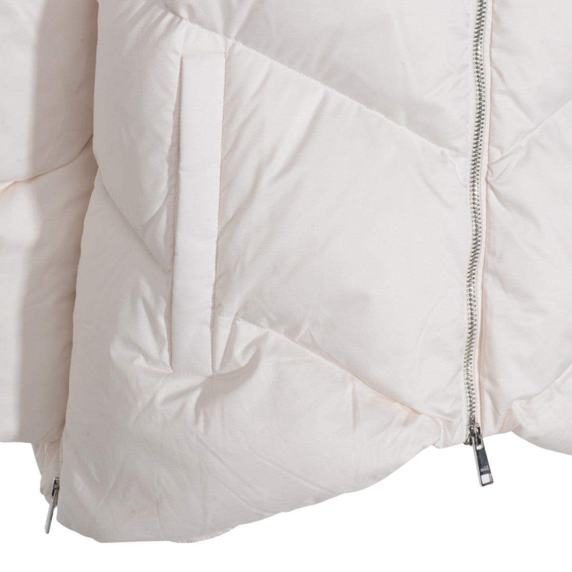 Add Puffer Coat With High Collar