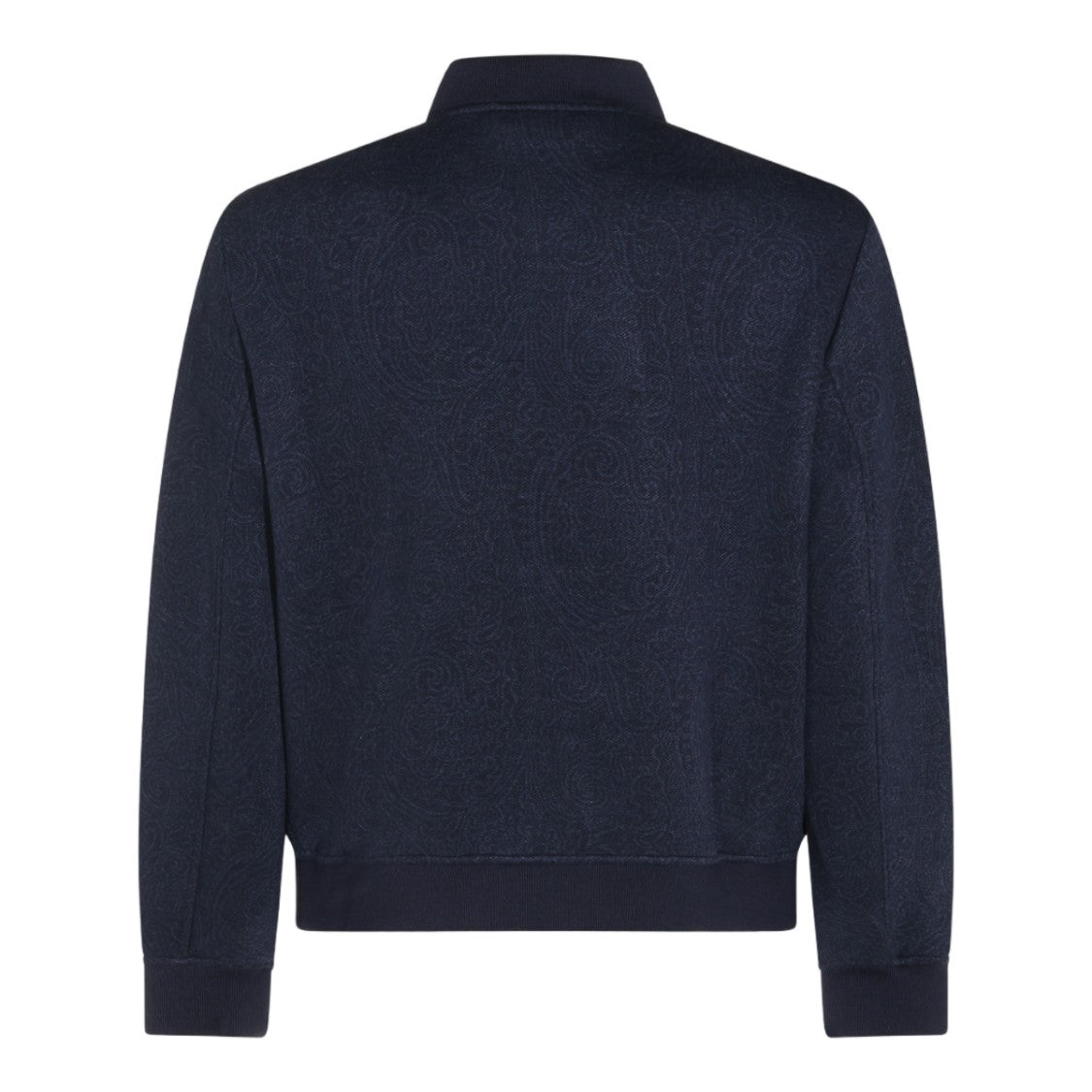 Etro Dark Navy Paisley Bomber Jacket