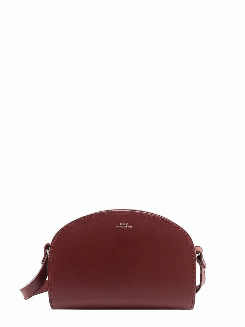 A.P.C. Semi-Circular Shoulder Bag With Adjustable Strap