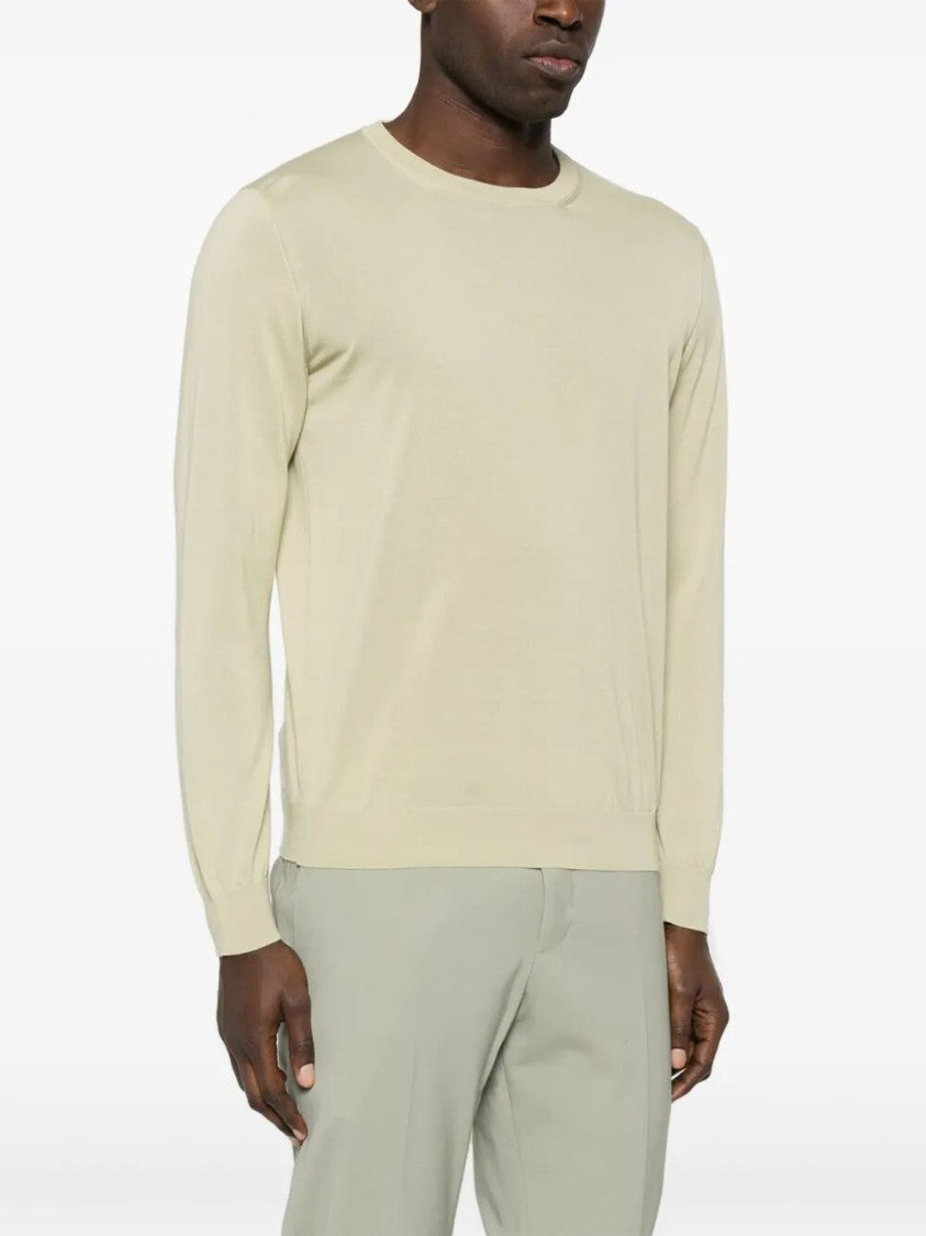 Drumohr Classic Long Sleeve Crew-Neck Knitted Sweater